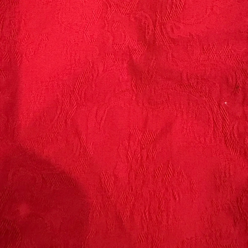 INC denim skinny leg size OP Red Paisley type denim - Picture 2 of 8